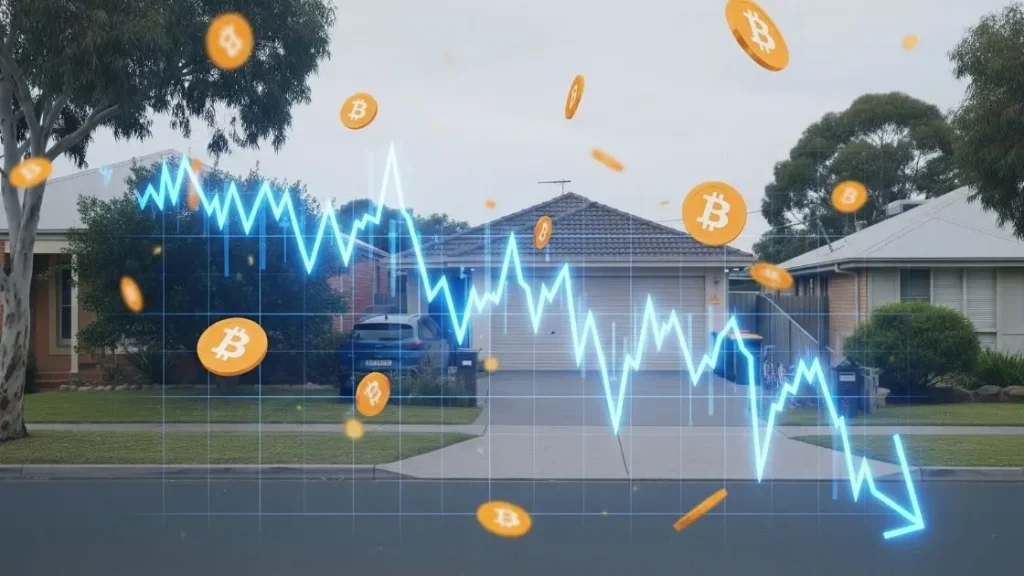 Australian home price Fall to 4.3 BTC