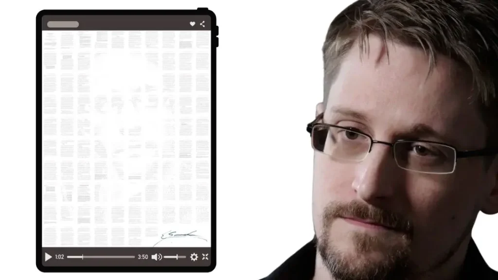 Edward Snowden Stay Free NFT