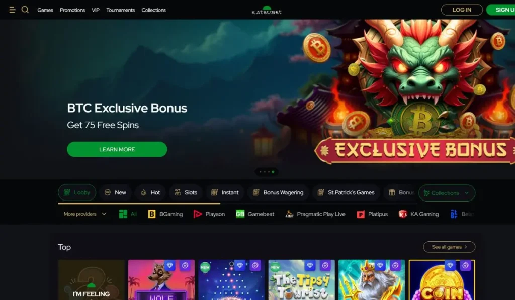 Katsubet screenshot