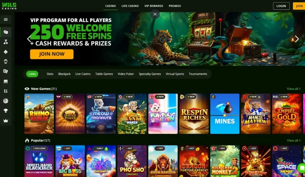 Wild Casino screenshot
