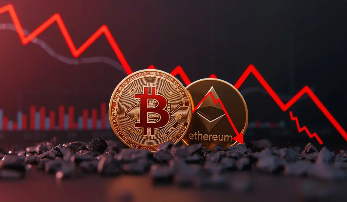 Price Drop of Bitcoin and Ethereum