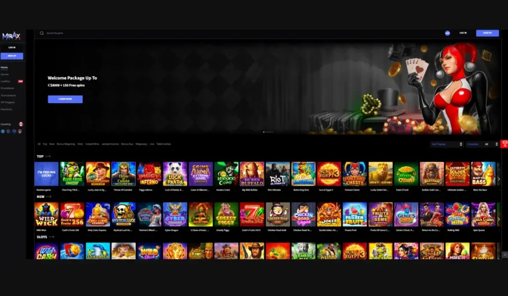 Mirax Review - Leading Casino for Massive Game Variety